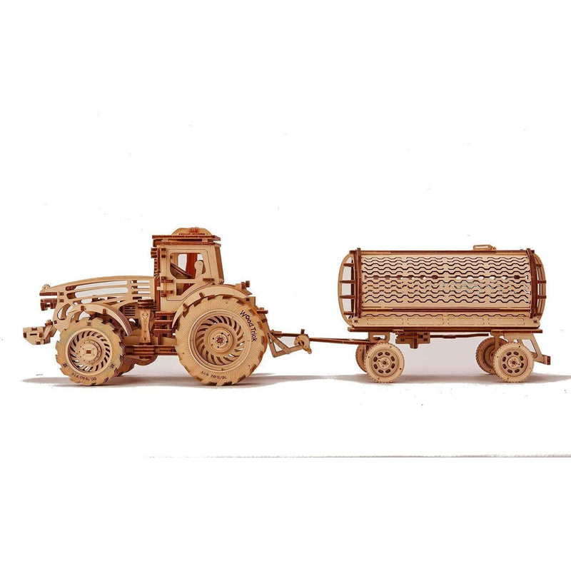 Wood Trick Tractor Trailers 3D Wooden Puzzle 153 Piece Adult and Kids Model Kit