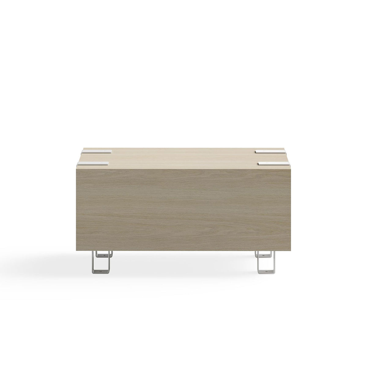 Safco 12.25 Inch Tall Wooden Ready Home Office Stackable Storage Cabinet, Beige