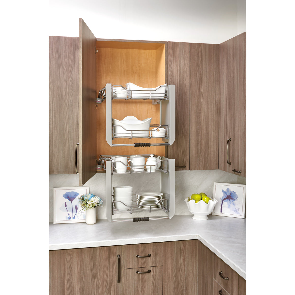 Rev-A-Shelf 5PD-24CRN 24" Chrome Cabinet Pull-Down Shelf (Certified Refurbished)