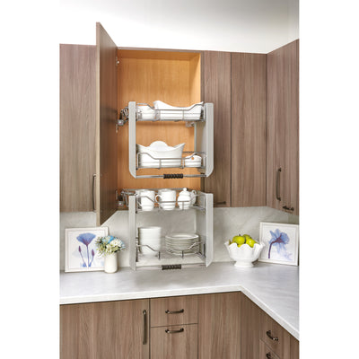 Rev-A-Shelf 5PD-24CRN 24" Chrome Cabinet Pull-Down Shelf (Certified Refurbished)