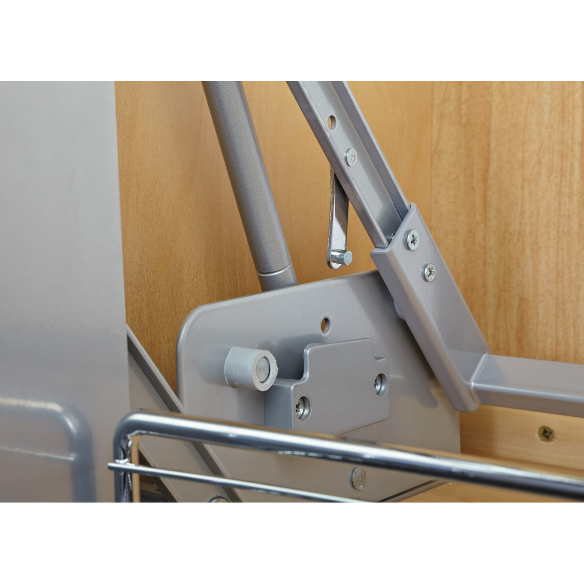 Rev-A-Shelf 5PD-24CRN 24" Chrome Convenient Wall Cabinet Pull-Down Shelf System