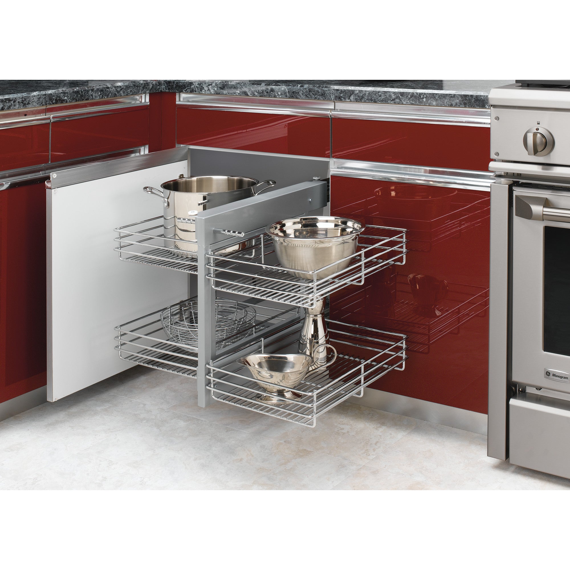Rev-A-Shelf 5PSP 15" Blind Corner Cabinet Organizer (Certified Refurbished)