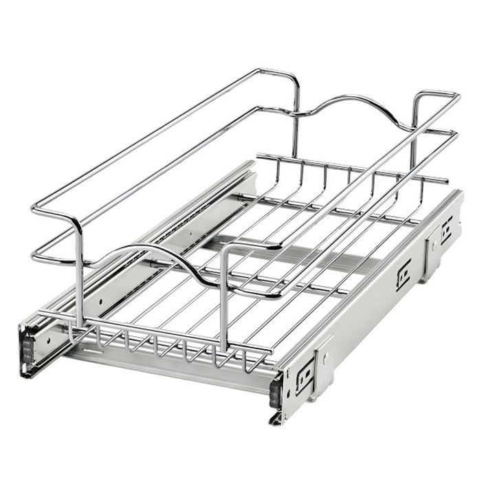 Rev-A-Shelf Kitchen Cabinet Pullout Shelf Organizer, 8.5 x 18 In, 5WB1-0918CR-1