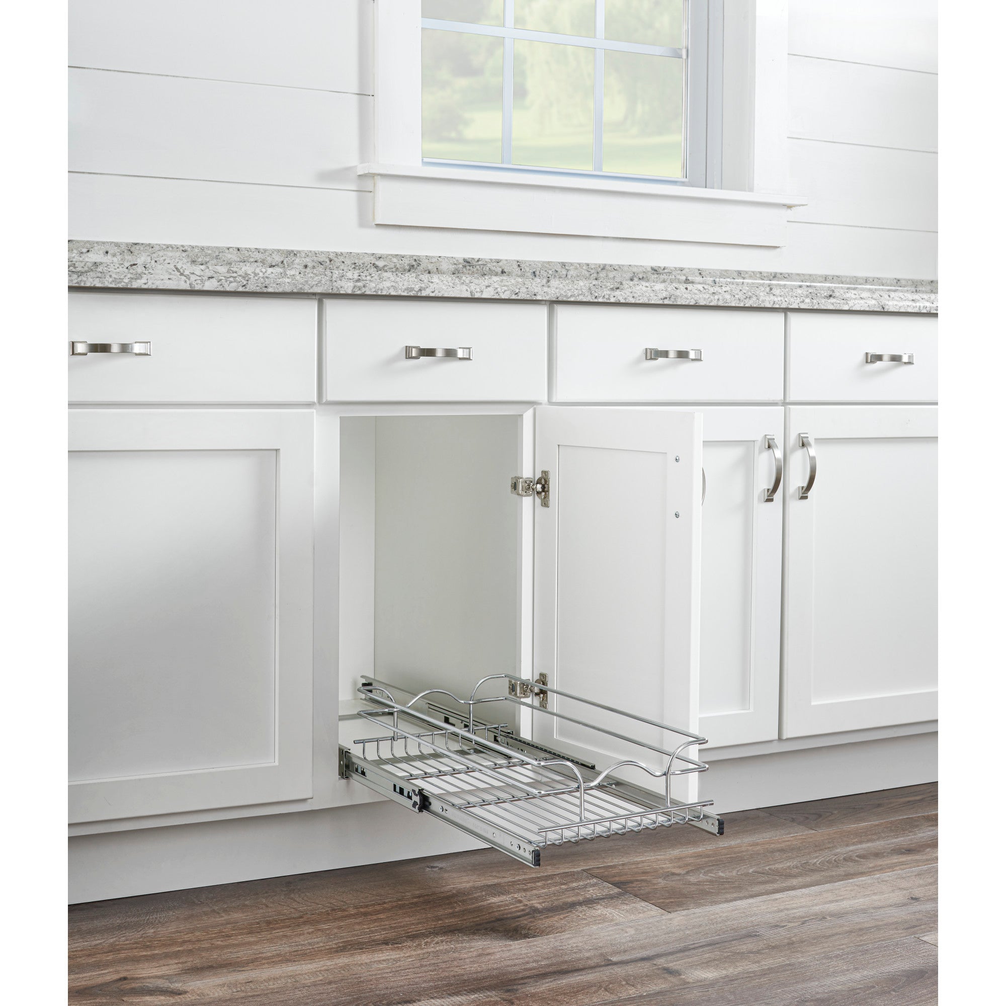 Rev-A-Shelf 5WB1-1218CR-1 12"x18" Single Pull Out Basket (Certified Refurbished)