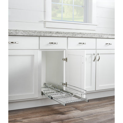 Rev-A-Shelf 5WB1-1218CR-1 12"x18" Single Pull Out Basket (Certified Refurbished)