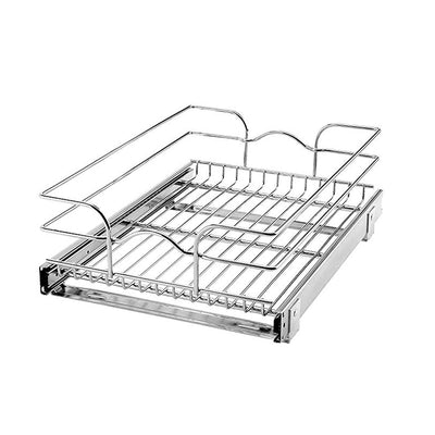 Rev-A-Shelf 15 Inch Wide 20 Inch Kitchen Cabinet Pull Out Wire Basket (Open Box)