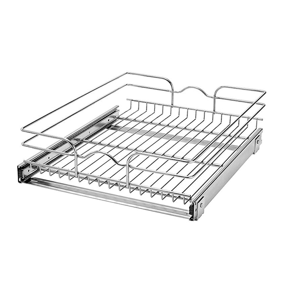 Rev-A-Shelf 18 Inch Wide 22 Inch Deep Cabinet Pull Out Wire Basket (Open Box)