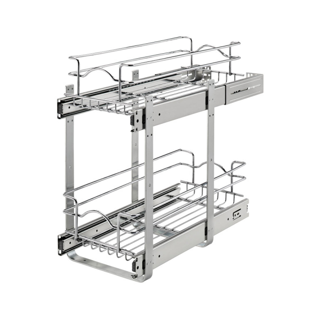 Rev-A-Shelf 5WB2-0918CR-1 9 x 18 In Two-Tier Kitchen Cabinet Wire Basket, Chrome