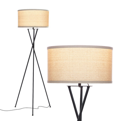 Brightech Jaxon Floor Lamp Standing Light with LED Light Bulb, Black (For Parts)
