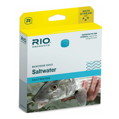 RIO Products WF7F Mainstream Series Casting Line for Saltwater Fly Fishing, Blue
