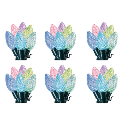 Home Heritage 15.8' Holiday Lights, Faceted, App Controlled, 20 RGB LEDs, 6 Pack
