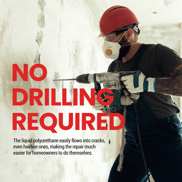 RadonSeal Concrete Foundation Crack DIY Repair Kit for Basement Cracks(Open Box)