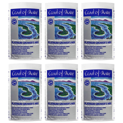 Coast of Maine Garden Stonington Blend Organic Growers Mix, 1.5 cu ft (6 Pack) - VMInnovations