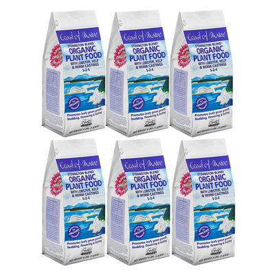 Coast of Maine Organic Stonington Blend Plant Food, 4 Pound Bag (6 Pack) - VMInnovations