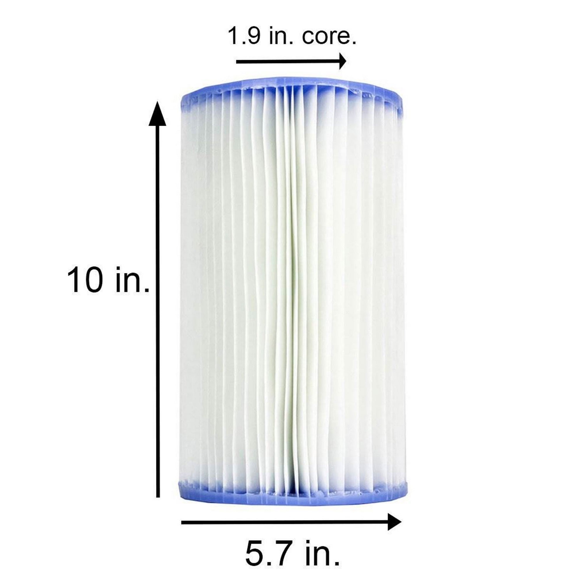 Intex 29005E Swimming Pool Type B Replacement Filter Pump Cartridge (6 Pack) - VMInnovations