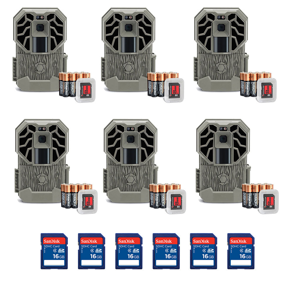 Stealth Cam G26NG Pro 12MP Camera w/SDs & Batts (Certified Refurbished) (6 Pack) - VMInnovations