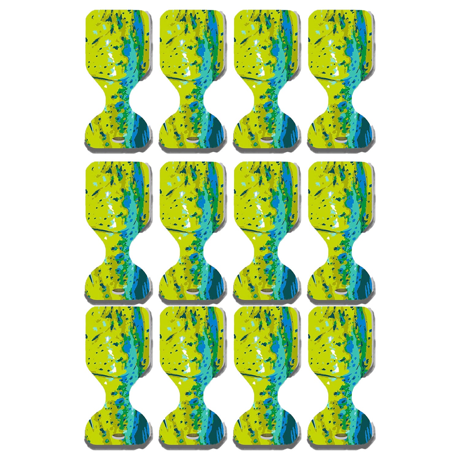 Vos Water Saddle Pool Floating Seat for Adults & Kids, Graphic Print (12 Pack) - VMInnovations