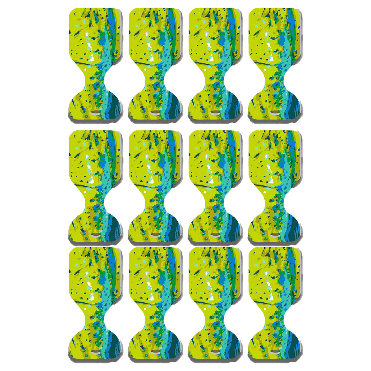 Vos Water Saddle Pool Floating Seat for Adults & Kids, Graphic Print (12 Pack)