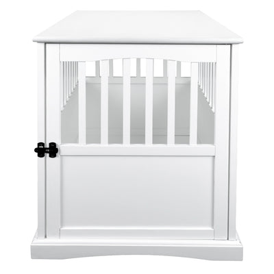 Casual Home White Wooden Pet Crate End Table 27.75 Inches High (For Parts) - VMInnovations