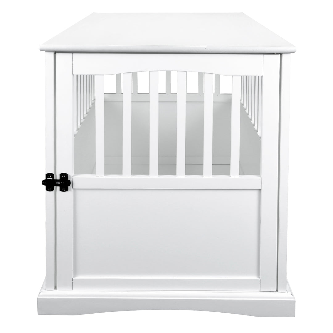 Casual Home White Wooden Pet Crate End Table 27.75 Inches High (Open Box) - VMInnovations