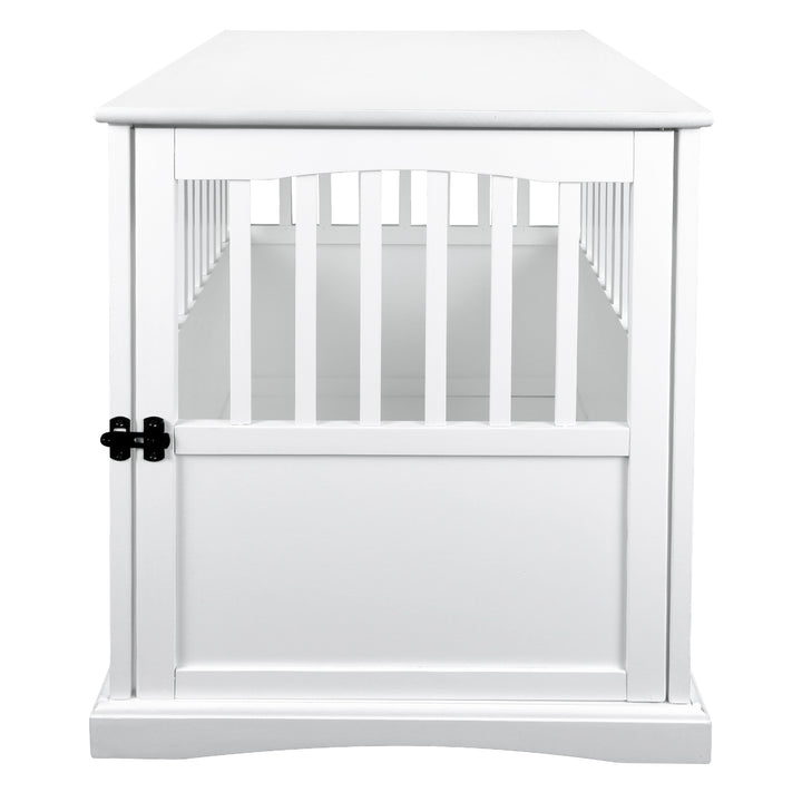 Casual Home White Wooden Pet Crate End Table 27.75 Inches High (Open Box) - VMInnovations