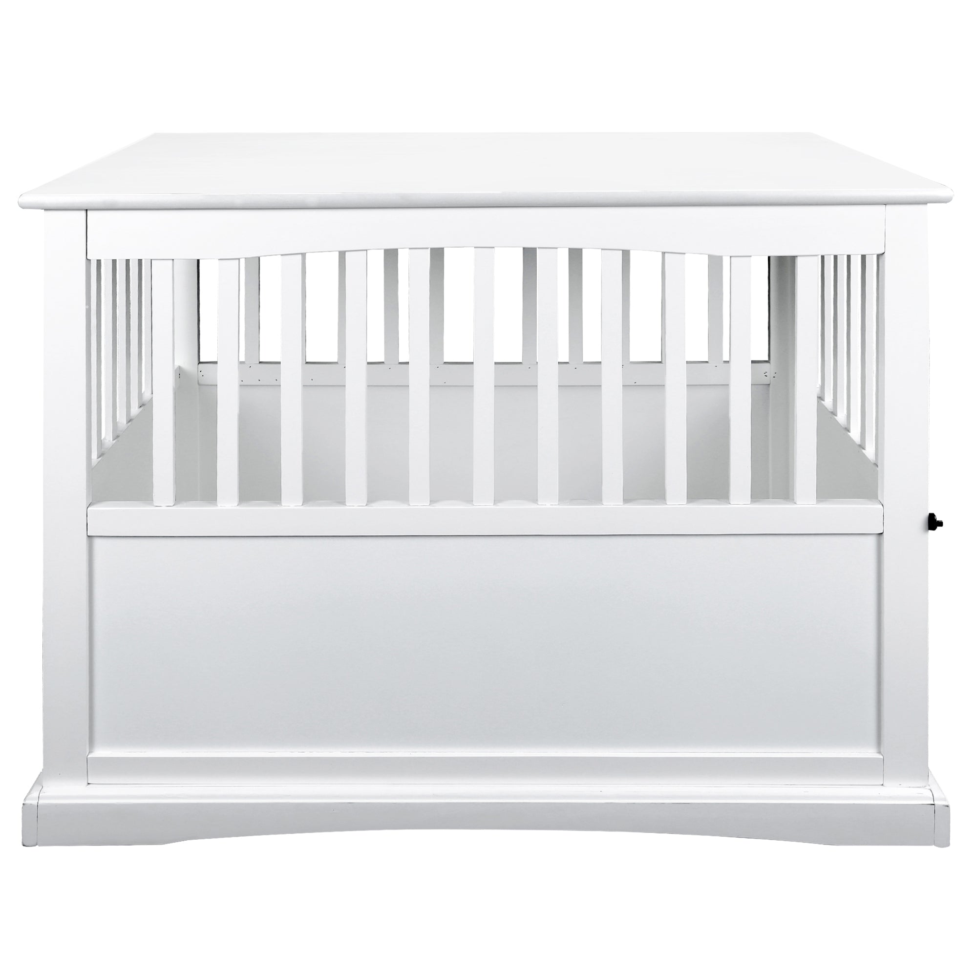 Casual Home White Wooden Pet Crate End Table 27.75 Inches High (For Parts) - VMInnovations