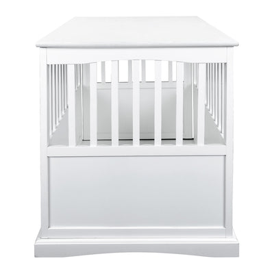 Casual Home White Wooden Pet Crate End Table 27.75 Inches High (Open Box) - VMInnovations