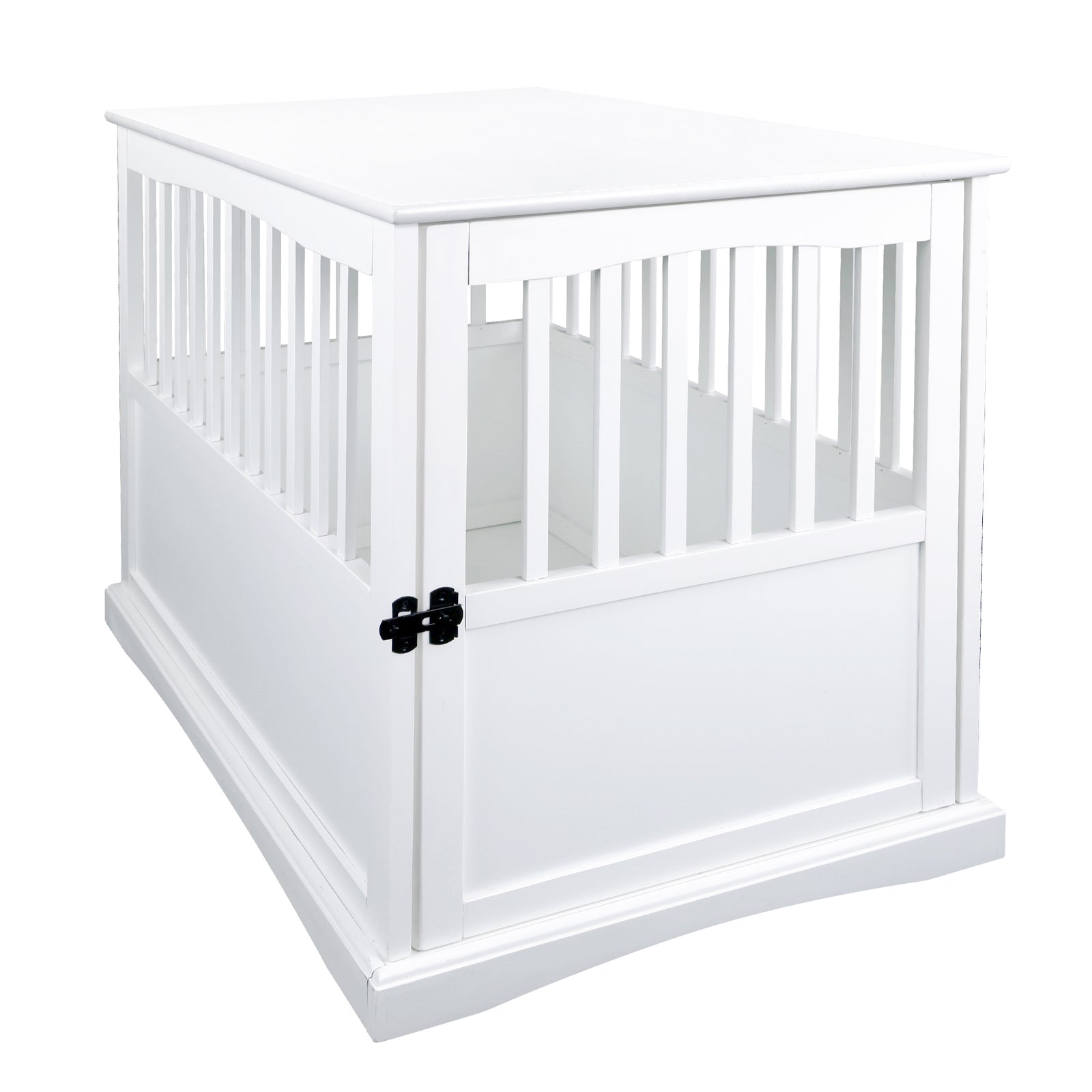 Casual Home White Wooden Pet Crate End Table 27.75 Inches High (Open Box) - VMInnovations