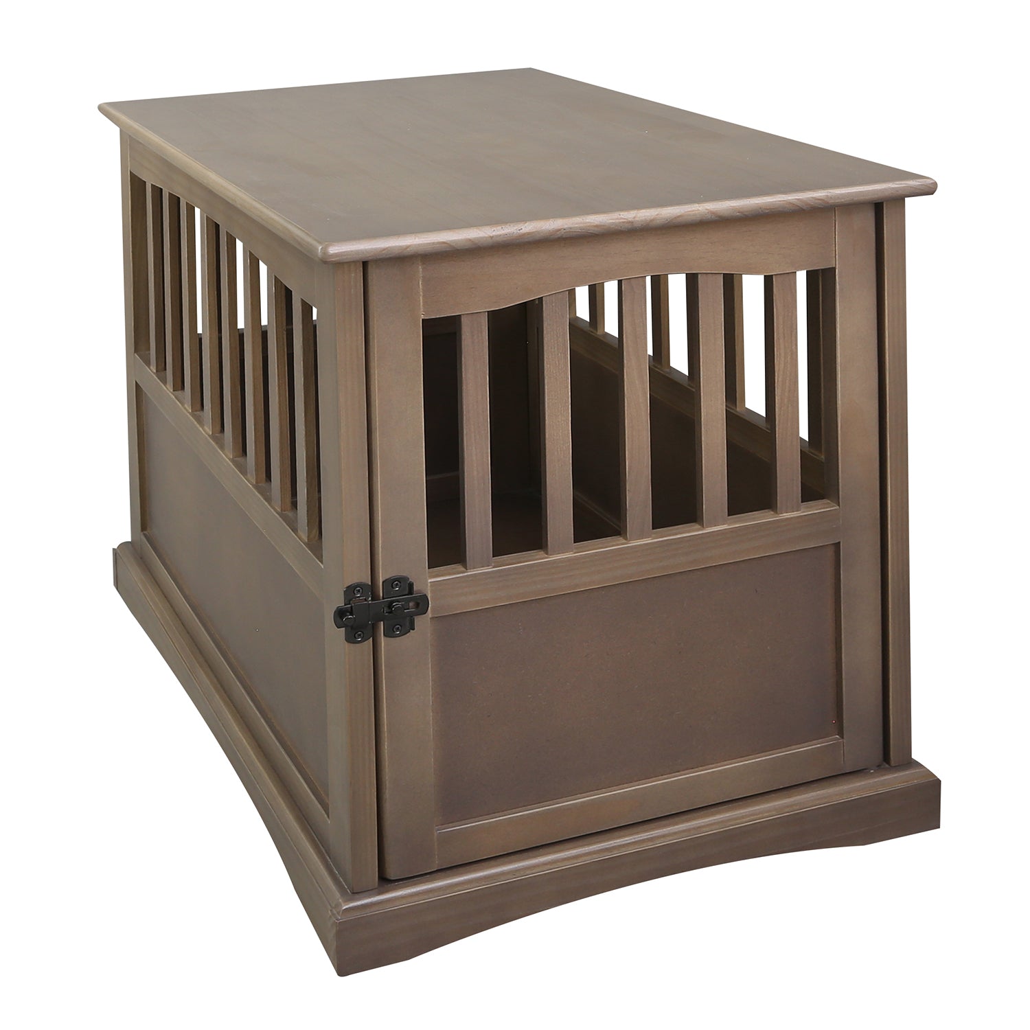 Casual Home Wooden Pet Crate Dog House End Table Night Stand,Gray (Open Box) - VMInnovations