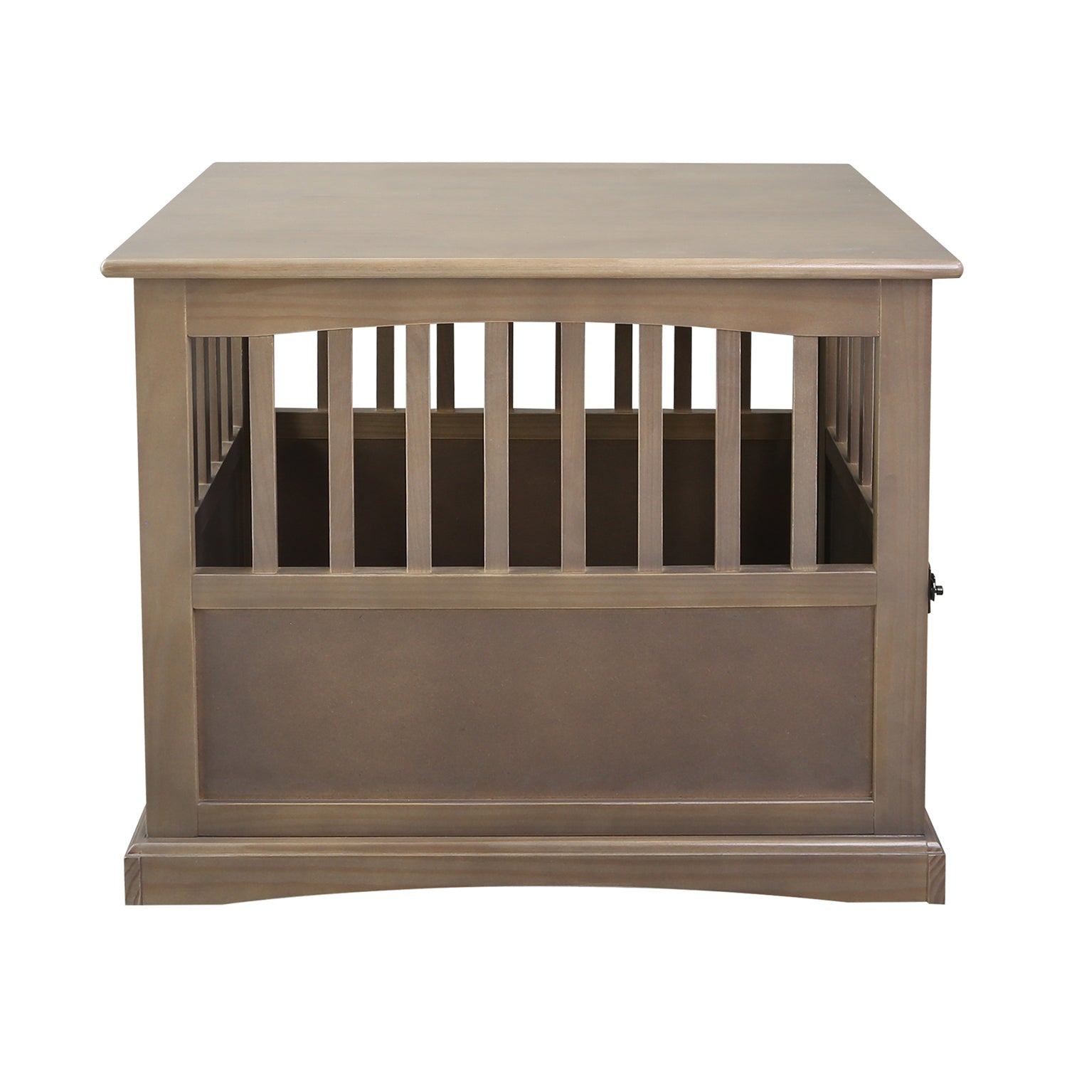 Casual Home Wooden Pet Crate Dog House End Table Night Stand,Gray (Open Box) - VMInnovations