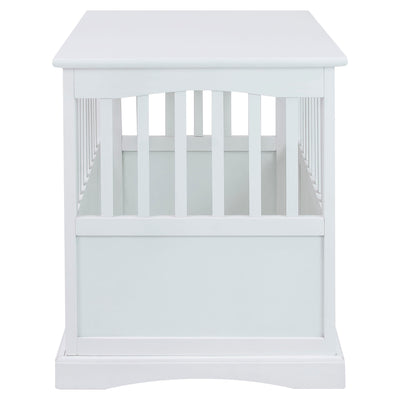 Casual Home Solid Wood Lockable Gate Door Pet Crate and End Side Table(Open Box) - VMInnovations