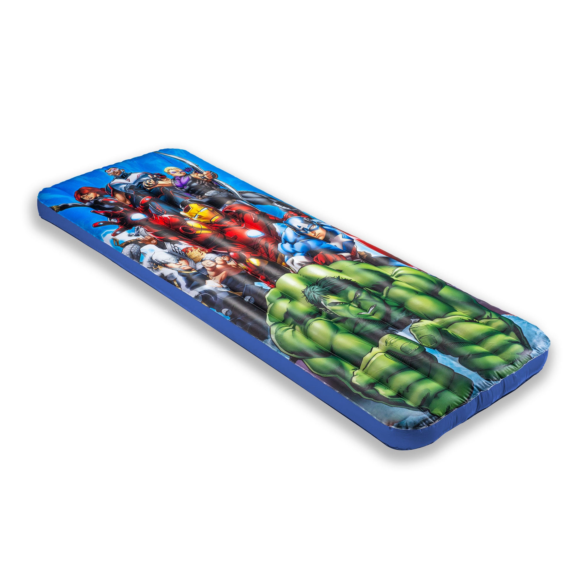 Living iQ Jr Twin Size Kids Blow Up Air Bed Mattress, Superheroes (Open Box) - VMInnovations