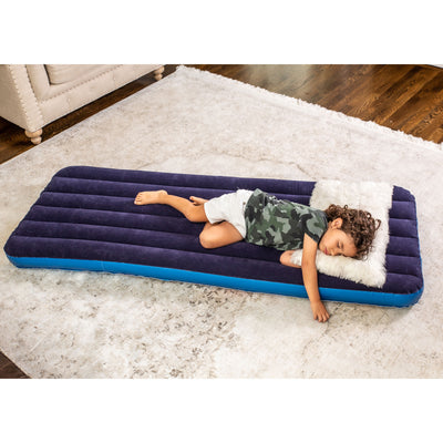 Living iQ Jr Twin Travel Kids Blow Up Air Bed Mattress, Marvel Avengers (Used) - VMInnovations
