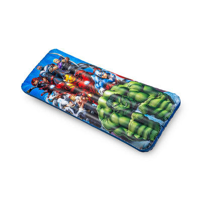Living iQ Jr Twin Travel Kids Blow Up Air Bed Mattress, Marvel Avengers (Used) - VMInnovations