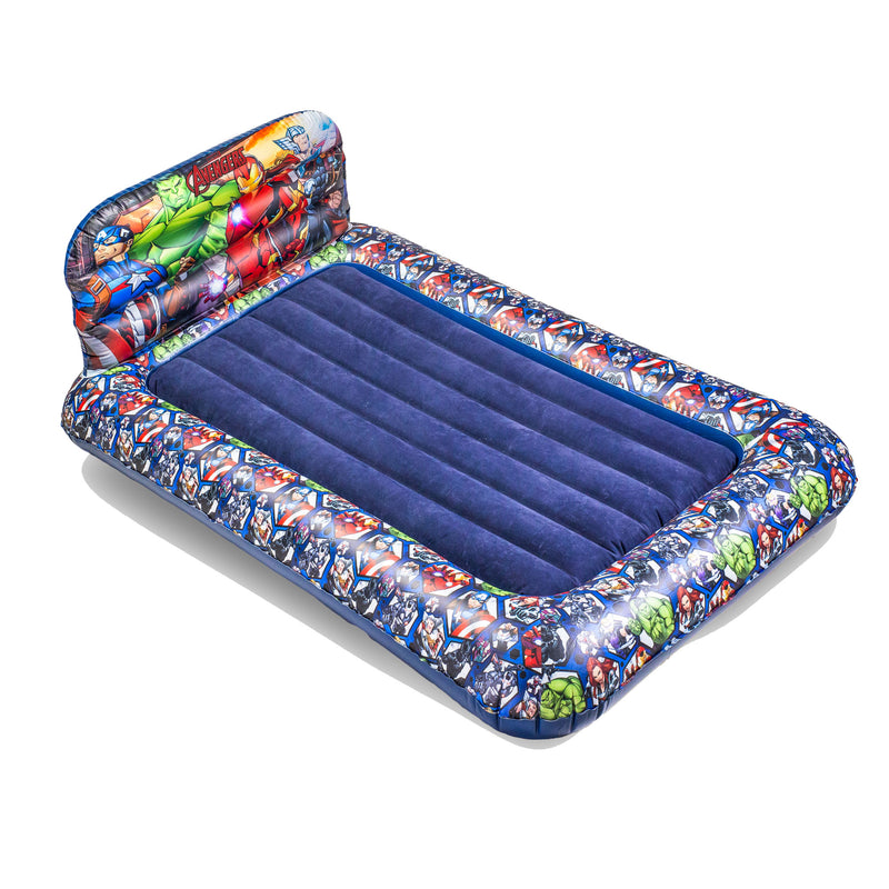 Living iQ Kids Blow Up Air Bed Mattress with Headboard and Pump - VMInnovations