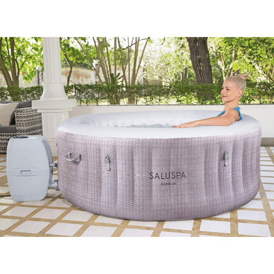 Bestway SaluSpa 71x26" 4 Person Inflatable Hot Tub with Algaecide Pool Treatment - VMInnovations