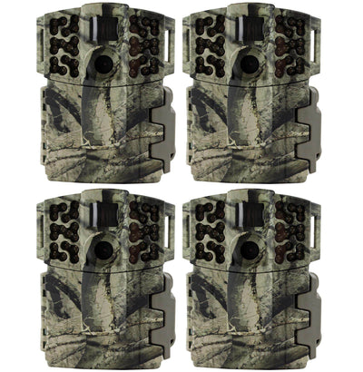 (4) MOULTRIE Game Spy M-990i Gen2 No Glow Invisible Infrared Trail Cameras |10MP