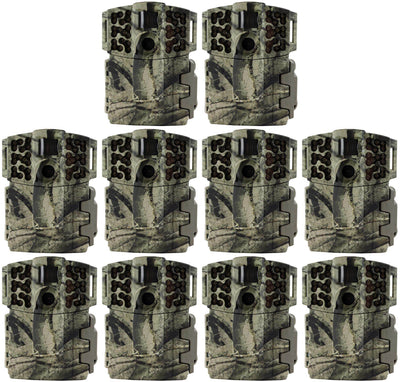 Moultrie Game Spy M990i 10 MP No Glow Invisible Infrared Trail Camera (10 Pack)