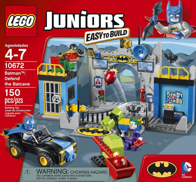 LEGO® Juniors Batman Defend the Batcave 150 Piece Kids Building Play Set | 10672