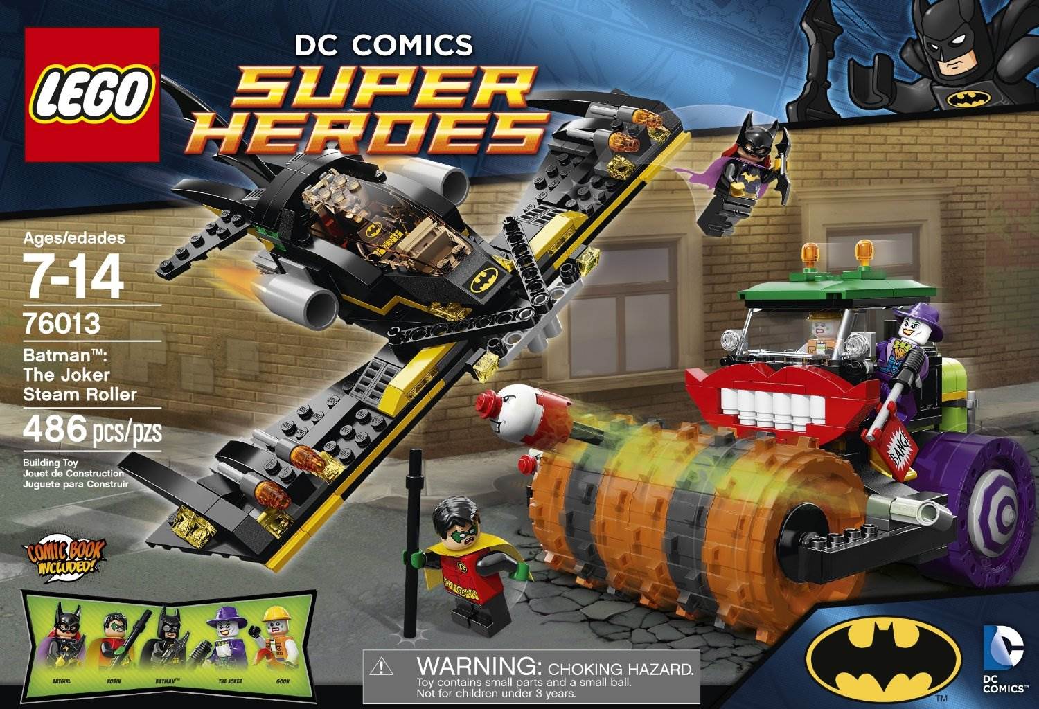 LEGO® DC Universe Super Heroes Batman The Joker 486 Pieces | 76013 (Open Box)