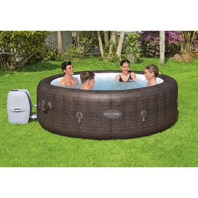 Bestway SaluSpa St Moritz Hot Tub & PureSpa Cup Holder w/ Refreshment Tray