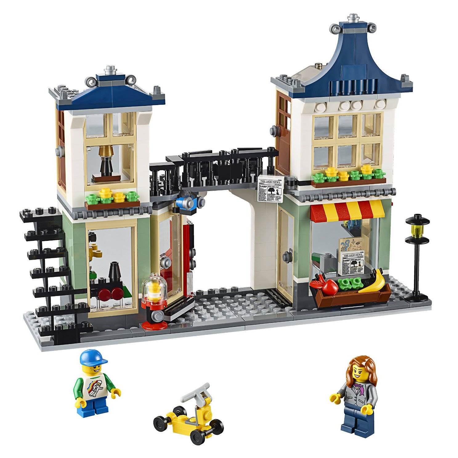LEGO® CREATOR® 3-in-1 Toy and Grocery Shop 466 Piece Building Set - Open Box