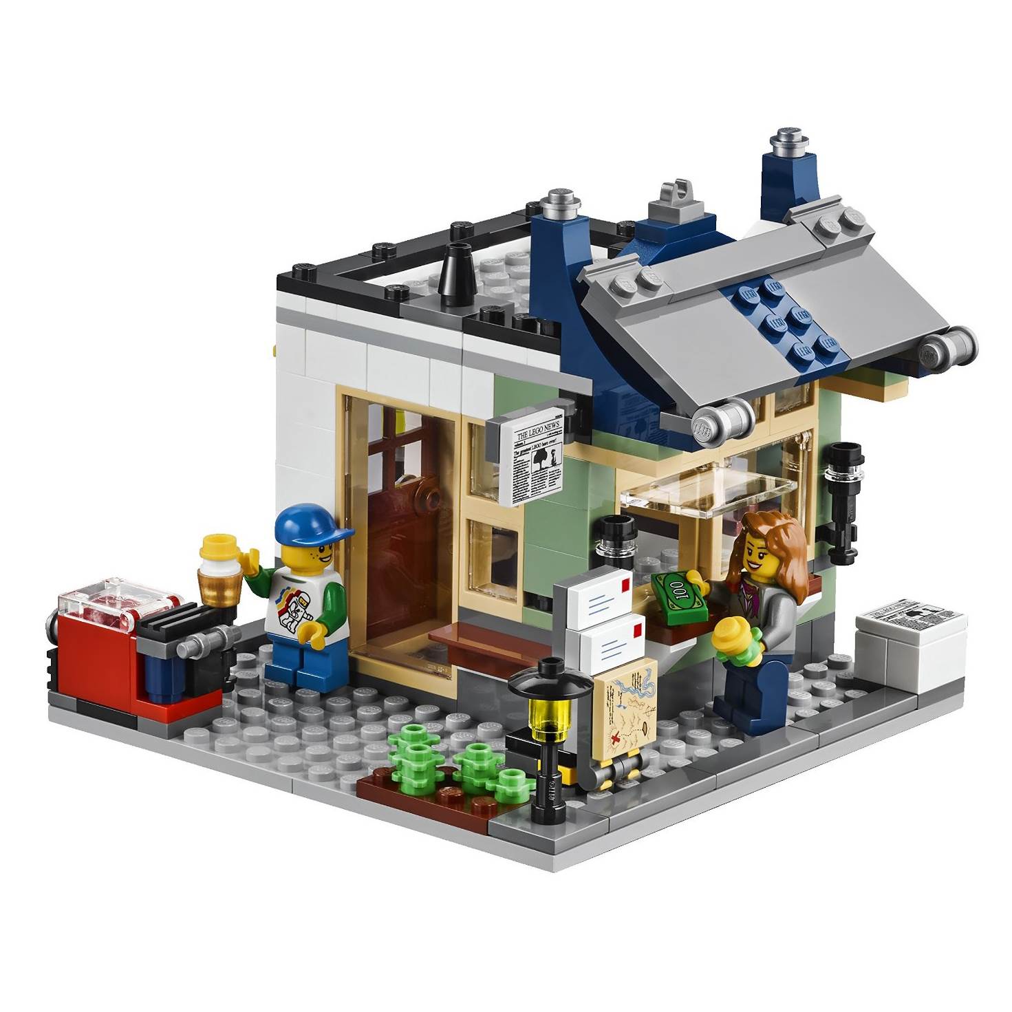 LEGO® CREATOR® 3-in-1 Toy and Grocery Shop 466 Piece Building Set - Open Box