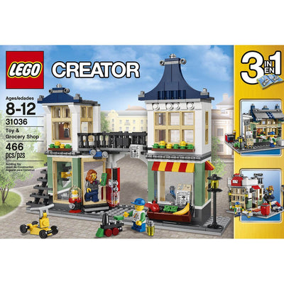 LEGO® CREATOR® 3-in-1 Toy and Grocery Shop 466 Piece Building Set - Open Box