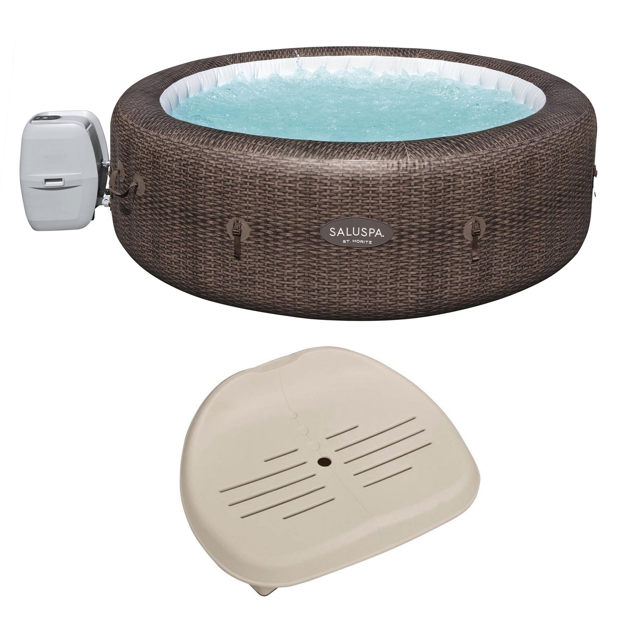 Bestway SaluSpa St Moritz Hot Tub and PureSpa Inflatable Removable Seat