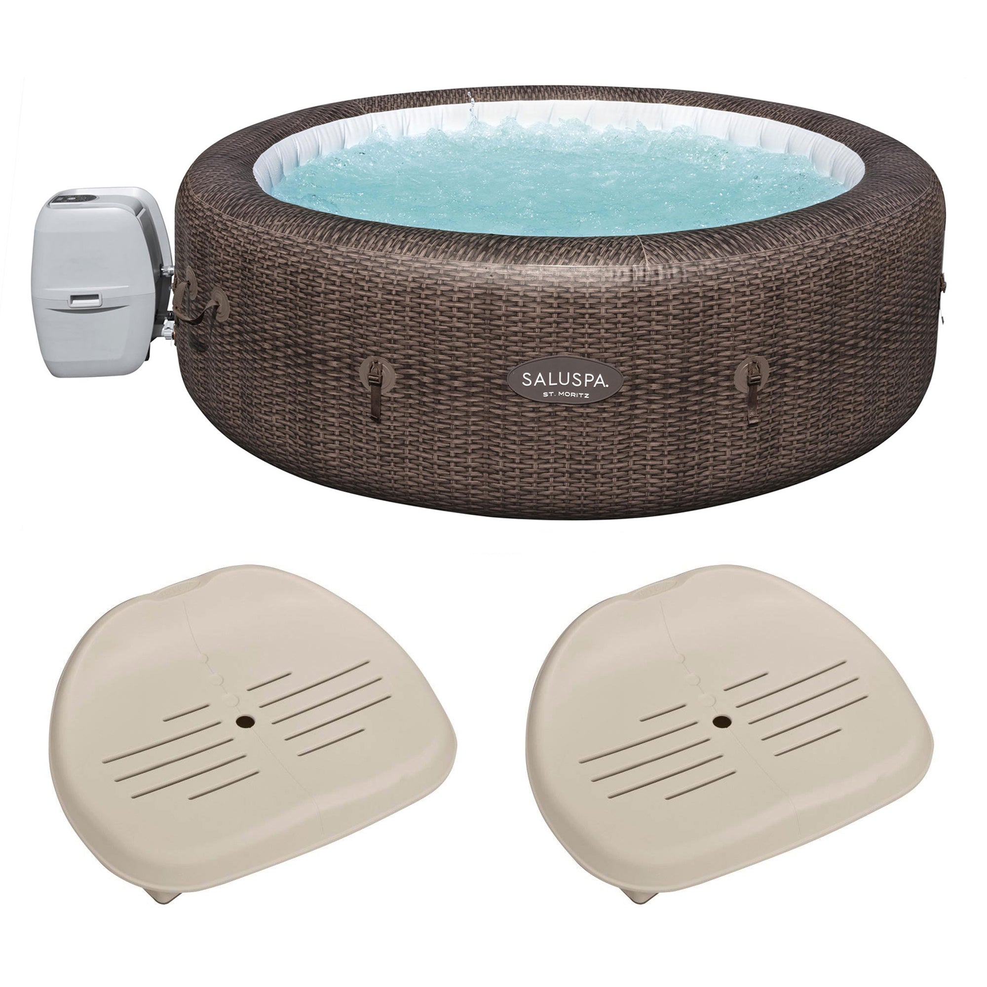 Bestway SaluSpa St Moritz AirJet Hot Tub and 2 PureSpa Removable Seats