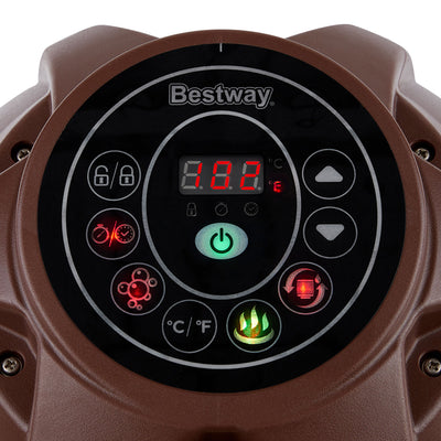 Bestway SaluSpa Helsinki 7 Person Inflatable Hot Tub with Balancing Chemicals