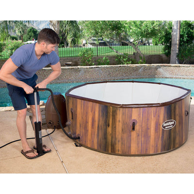 Bestway SaluSpa Helsinki 7 Person Inflatable Hot Tub with Balancing Chemicals