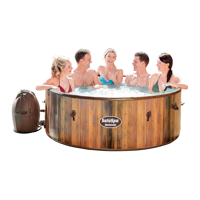 Bestway 54190E SaluSpa Helsinki AirJet 7 Person Inflatable Hot Tub Spa with Pump - VMInnovations