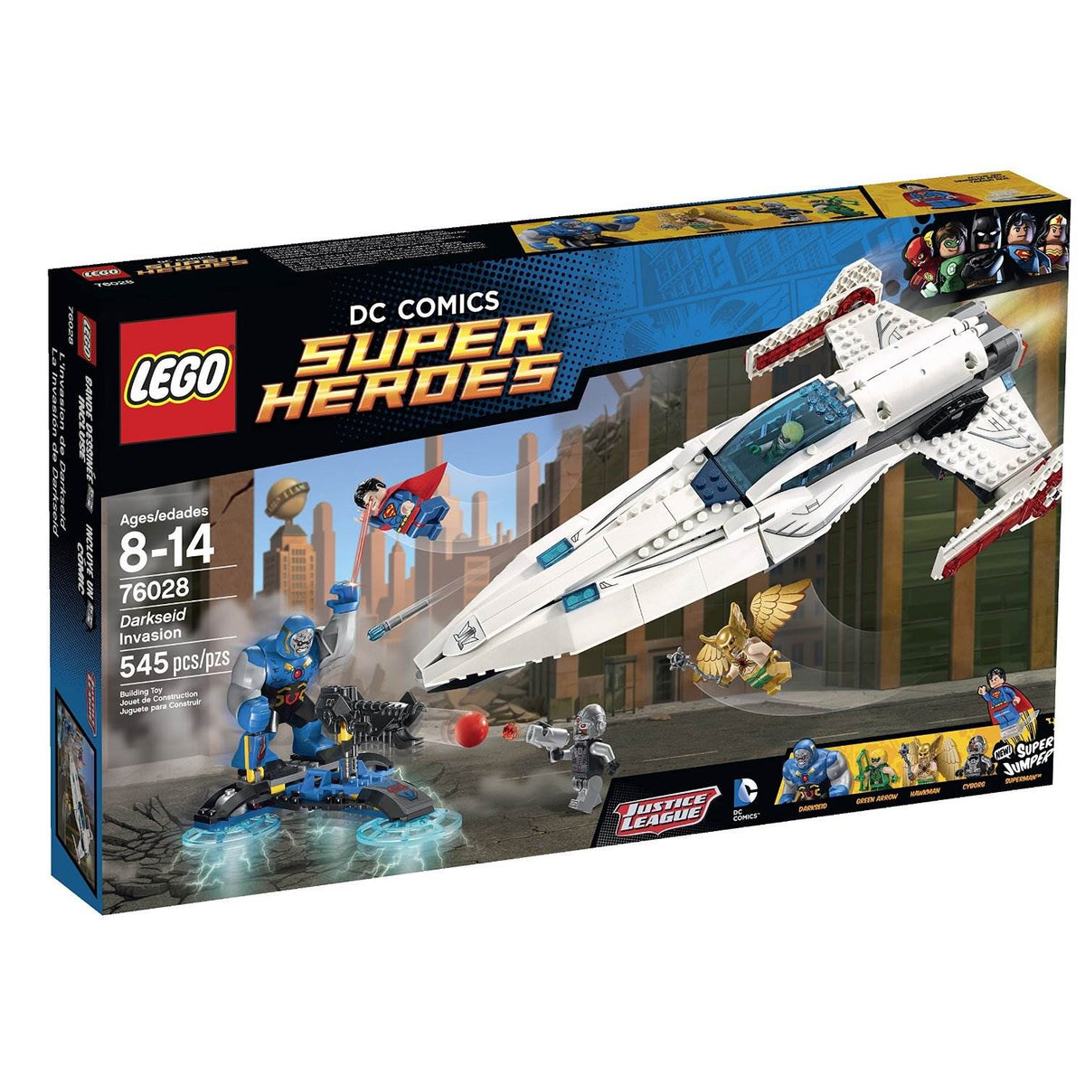LEGO DC Universe Super Heroes Darkseid Invasion Kids Building Set | 76028